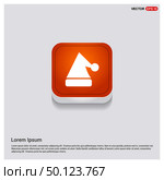 Snowflake flat icon. Стоковая иллюстрация, агентство Ingram Publishing / Фотобанк Лори