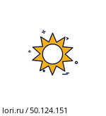 sun shine hot icon vector design. Стоковая иллюстрация, агентство Ingram Publishing / Фотобанк Лори