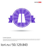 highway icons - Purple Ribbon banner. Стоковая иллюстрация, агентство Ingram Publishing / Фотобанк Лори