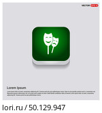 Theatrical masks Icon. Стоковая иллюстрация, агентство Ingram Publishing / Фотобанк Лори
