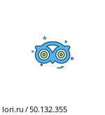 Tripadvisor icon design vector . Стоковая иллюстрация, агентство Ingram Publishing / Фотобанк Лори
