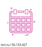 Calender icon design vector. Стоковая иллюстрация, агентство Ingram Publishing / Фотобанк Лори