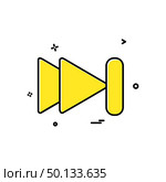 Forward Media icon design vector . Стоковая иллюстрация, агентство Ingram Publishing / Фотобанк Лори