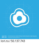 egg omelet icon . Стоковая иллюстрация, агентство Ingram Publishing / Фотобанк Лори