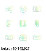 user interface , application icons , messages , books , icon, vector, design,  flat,  collection, style, creative,  icons , download , upload , printer , menu , percentage , email , . Стоковая иллюстрация, агентство Ingram Publishing / Фотобанк Лори