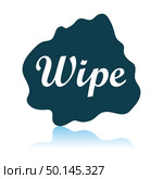 Wipe Cloth Icon. Shadow Reflection Design. Vector Illustration. Стоковая иллюстрация, агентство Ingram Publishing / Фотобанк Лори