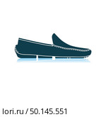 Moccasin Icon. Shadow Reflection Design. Vector Illustration. Стоковая иллюстрация, агентство Ingram Publishing / Фотобанк Лори