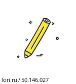 pencil pen icon vector design. Стоковая иллюстрация, агентство Ingram Publishing / Фотобанк Лори