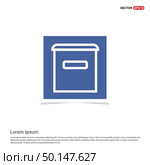 Trash icon - Blue photo Frame. Стоковая иллюстрация, агентство Ingram Publishing / Фотобанк Лори