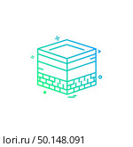 Holy Kaaba icon design vector . Стоковая иллюстрация, агентство Ingram Publishing / Фотобанк Лори