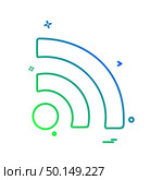 Wifi icon design vector. Стоковая иллюстрация, агентство Ingram Publishing / Фотобанк Лори