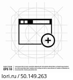 Add Widget icon. Стоковая иллюстрация, агентство Ingram Publishing / Фотобанк Лори