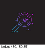 Bacteria icon design vector . Стоковая иллюстрация, агентство Ingram Publishing / Фотобанк Лори