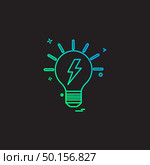 Bulb icon design vector . Стоковая иллюстрация, агентство Ingram Publishing / Фотобанк Лори