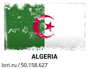 Algeria flag design vector. Стоковая иллюстрация, агентство Ingram Publishing / Фотобанк Лори
