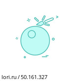 Bomb icon design vector. Стоковая иллюстрация, агентство Ingram Publishing / Фотобанк Лори