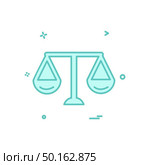 Libra icon design vector. Стоковая иллюстрация, агентство Ingram Publishing / Фотобанк Лори