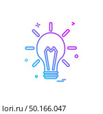 blub light electric icon vector design. Стоковая иллюстрация, агентство Ingram Publishing / Фотобанк Лори