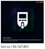 Diabetes Glucometer Icons. Стоковая иллюстрация, агентство Ingram Publishing / Фотобанк Лори