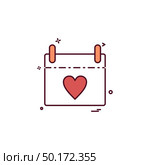 Mother’s day calender icon design vector . Стоковая иллюстрация, агентство Ingram Publishing / Фотобанк Лори