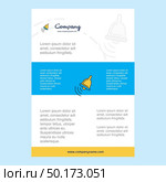 Template layout for Ringing bell  comany profile ,annual report, presentations, leaflet, Brochure Vector Background. Стоковая иллюстрация, агентство Ingram Publishing / Фотобанк Лори
