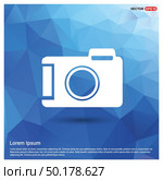 Photo camera icon - Free vector icon. Стоковая иллюстрация, агентство Ingram Publishing / Фотобанк Лори