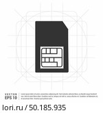 Sim card icon . Стоковая иллюстрация, агентство Ingram Publishing / Фотобанк Лори