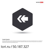 Left Arrow Icon. Стоковая иллюстрация, агентство Ingram Publishing / Фотобанк Лори