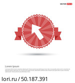 Arrow Icon - Red Ribbon banner. Стоковая иллюстрация, агентство Ingram Publishing / Фотобанк Лори