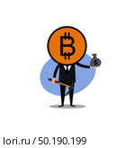 bitcoin crypto currency theme cartoon gentleman male man miner boy vector. bitcoin crypto currency theme cartoon gentleman male man miner boy. Стоковая иллюстрация, агентство Ingram Publishing / Фотобанк Лори