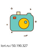 Camera icon design vector. Стоковая иллюстрация, агентство Ingram Publishing / Фотобанк Лори