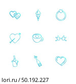 hearts , romantic , love , valentine , rose , flowers , perfume , pleasent , heart , loveable , couple , romance , icon, vector, design,  flat,  collection, style, creative,  icons. Стоковая иллюстрация, агентство Ingram Publishing / Фотобанк Лори