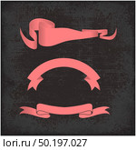 Ribbons tags design with unique style vector. Стоковая иллюстрация, агентство Ingram Publishing / Фотобанк Лори