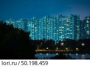 Shenzhen cityscape at night. Стоковое фото, агентство Ingram Publishing / Фотобанк Лори