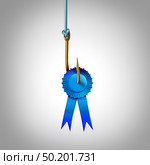 Meritocracy concept as a social reward symbol for acquiring awards through skill and talent as a 3D illustration. Стоковое фото, агентство Ingram Publishing / Фотобанк Лори