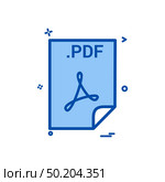 pdf application download file files format icon vector design. Стоковая иллюстрация, агентство Ingram Publishing / Фотобанк Лори