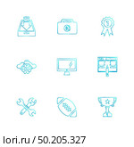 internet , signals , sports , setting , ideas ,travel , money , envelope , bulb, search ,compass , meter ,message , icon, vector, design,  flat,  collection, style, creative,  icons. Стоковая иллюстрация, агентство Ingram Publishing / Фотобанк Лори