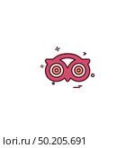 Tripadvisor icon design vector . Стоковая иллюстрация, агентство Ingram Publishing / Фотобанк Лори