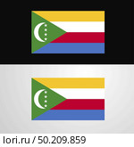 Democratic Republic of the Congo Flag banner design. Стоковая иллюстрация, агентство Ingram Publishing / Фотобанк Лори