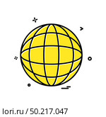 glob map icon vector design. Стоковая иллюстрация, агентство Ingram Publishing / Фотобанк Лори