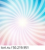 Abstract circus retro graphic radius effects blue and pink pastel color and light effect for comic background. Vector illustration. Стоковая иллюстрация, агентство Ingram Publishing / Фотобанк Лори