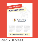 Santa clause Title Page Design for Company profile ,annual report, presentations, leaflet, Brochure Vector Background. Стоковая иллюстрация, агентство Ingram Publishing / Фотобанк Лори