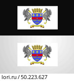 Saint Barthelemy Flag banner design. Стоковая иллюстрация, агентство Ingram Publishing / Фотобанк Лори