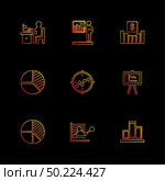 chart , graph , percentage , navigation , share , money ,  id card , naviagation , breifcase , icon, vector, design,  flat,  collection, style, creative,  icons. Стоковая иллюстрация, агентство Ingram Publishing / Фотобанк Лори