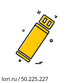 Usb icon design vector. Стоковая иллюстрация, агентство Ingram Publishing / Фотобанк Лори