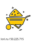Labour trolly icon design vector. Стоковая иллюстрация, агентство Ingram Publishing / Фотобанк Лори