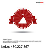Santa Claus hat Icon - Red Ribbon banner. Стоковая иллюстрация, агентство Ingram Publishing / Фотобанк Лори