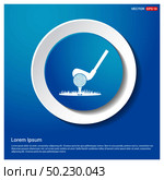 Golf Bat Icon. Стоковая иллюстрация, агентство Ingram Publishing / Фотобанк Лори