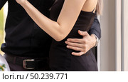 close-up of asian couple dancing in ballroom. Стоковое фото, агентство Ingram Publishing / Фотобанк Лори