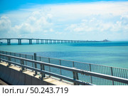 Macau bridge, the longest bridge of Asia. Стоковое фото, агентство Ingram Publishing / Фотобанк Лори